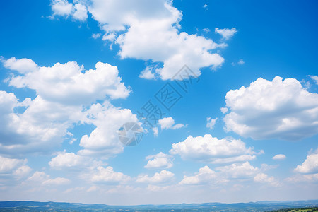美丽多云的天空图片