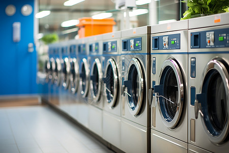 商业洗衣店工业洗衣机高清图片