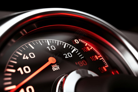 汽车速度计里程表速度计高清图片