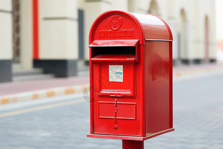 红色邮箱信件盒子设计图片