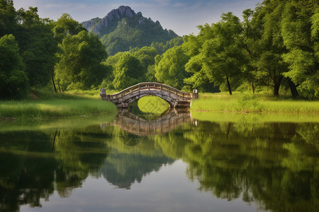 南湖乡村风光图片