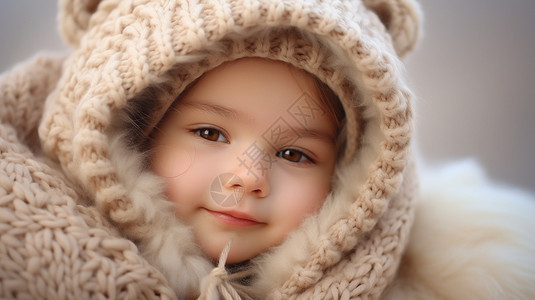 穿毛衣可爱的宝宝图片
