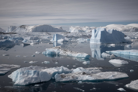 融化的冰山南极冰岛高清图片