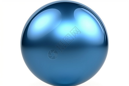 光滑简约的球体背景图片