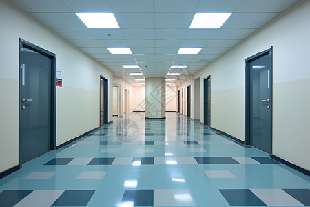 实验室的走廊背景图片