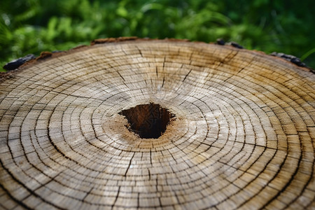树桩的年轮背景图片