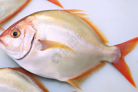 金黄色尾巴的鱼高清图片