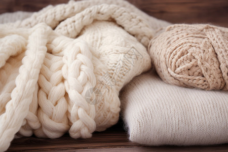 纯羊毛的纺织品背景