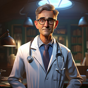 动漫版的医生背景图片