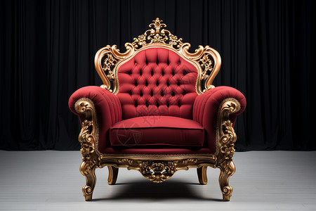 皇室家具豪华的单人沙发设计图片