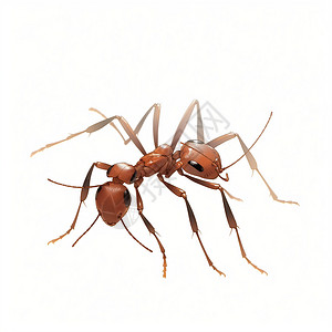 蚁群一只立体的蚂蚁插画