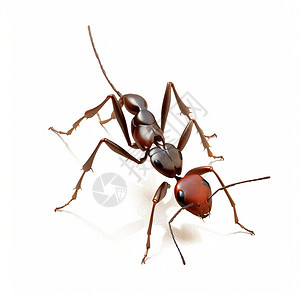 蚁群手绘风格的蚂蚁插画