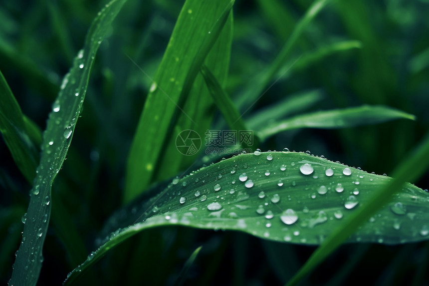 翠绿的植物图片