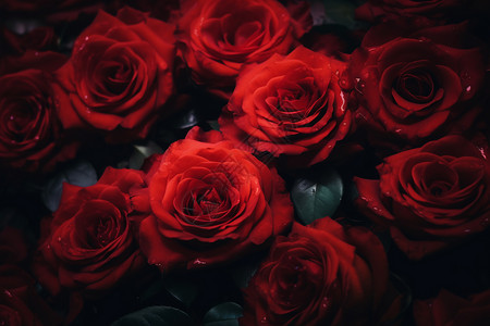 美丽的红玫瑰高清图片