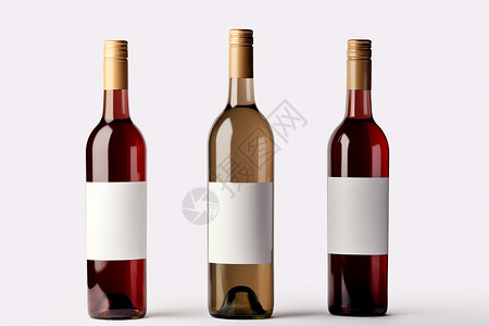 创意饮料标签美味的葡萄酒背景