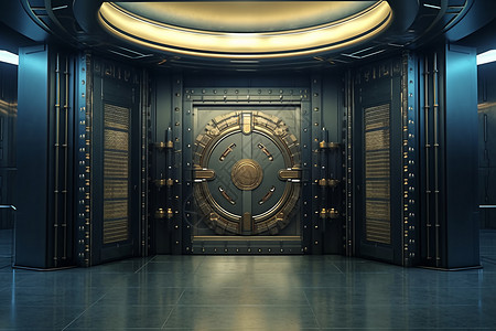 电梯系统巨大防盗门设计图片