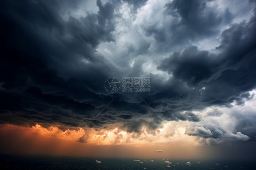 风暴乌云图片