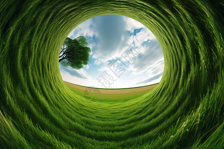 自然土地状态绿色环保概念设计图片