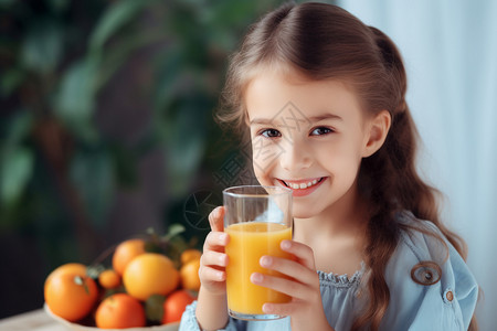 儿童饮品新鲜的果汁背景