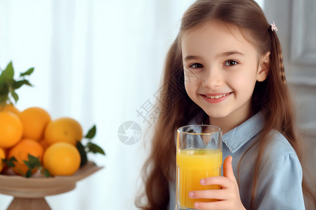 儿童饮品健康营养的果汁背景