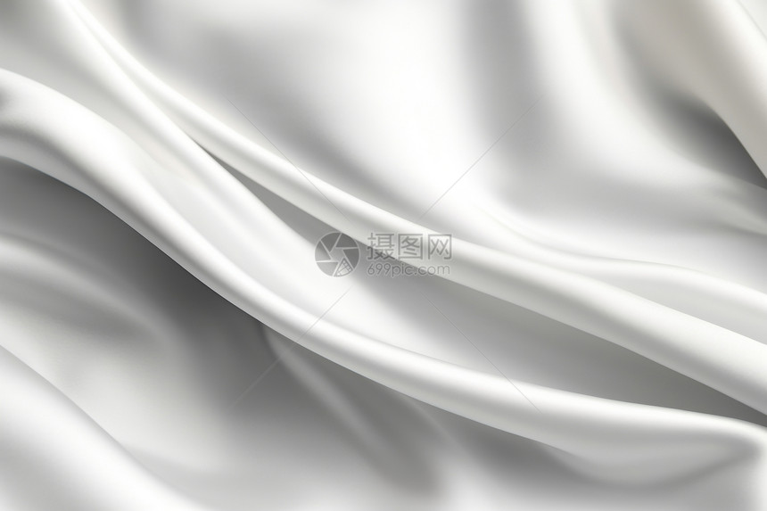 白色丝绸图片