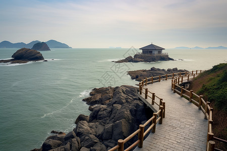 福建东山岛马銮湾漂亮的东山岛景区背景