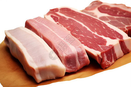 动物性的非常多的猪肉背景