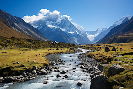 科迪勒拉山脉壮观的内华达山脉背景