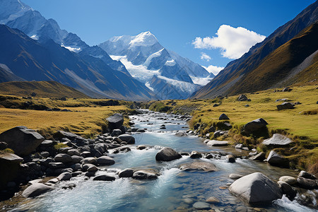 科迪勒拉山系美丽的内华达山脉背景