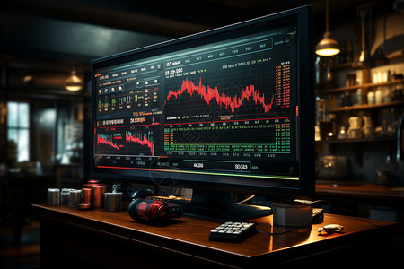 证券股票交易所的屏幕图片