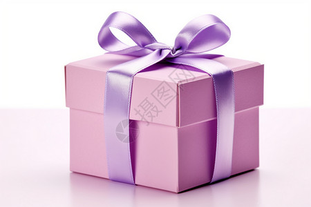 粉色的礼物盒背景图片
