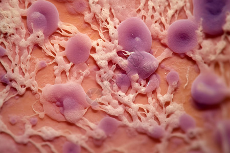 粉色海绵粉色细胞黏膜设计图片
