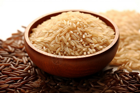 健康饮食的糙米图片