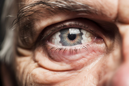 老年青光眼的视网膜高清图片