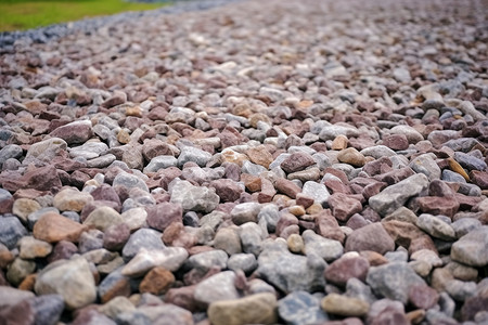 岩石地满是卵石的地面背景