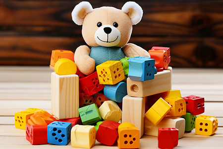 儿童玩具球儿童的小熊玩具背景