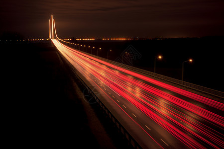 夜晚高清的高速公路图片
