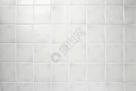 方形素材白色的浴室瓷砖背景