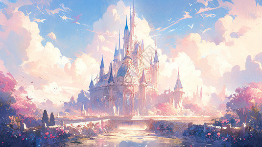 梦幻般的童话城堡高清图片