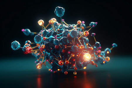 复杂的有机分子设计图片