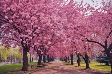 樱花树木图片