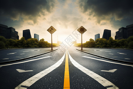 未来职业规划道路概念图图片