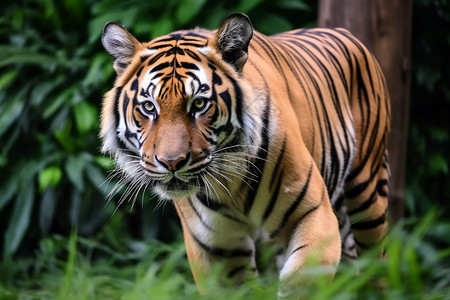 野生动物园的老虎图片