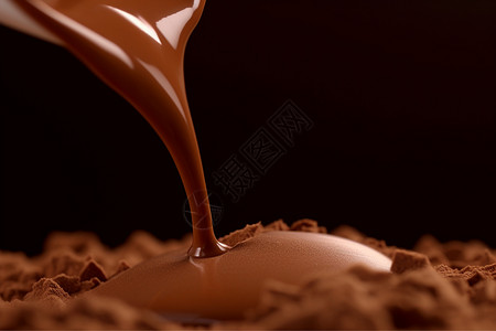 巧克力糖浆图片