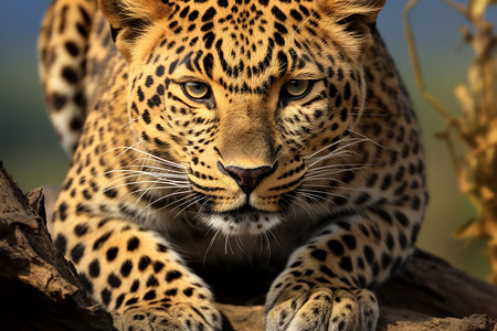 掠食性的动物豹子高清图片