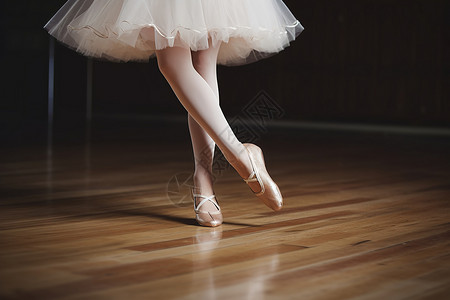舞鞋芭蕾舞演员美丽的舞蹈背景