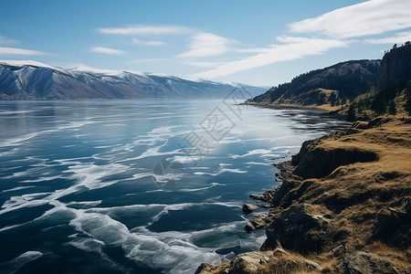 贝加尔湖的美丽景观图片