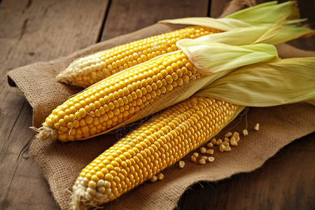 黄色的玉米背景图片