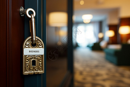 房间门锁安全酒店高清图片