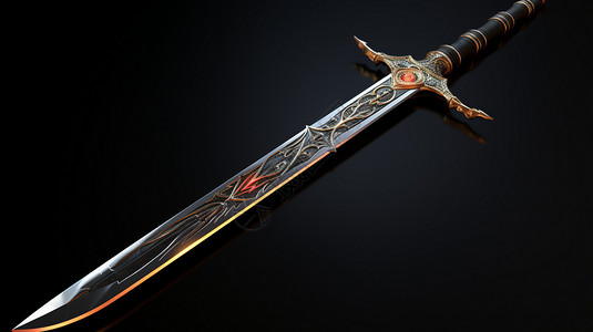 兵器古代士兵用的剑背景